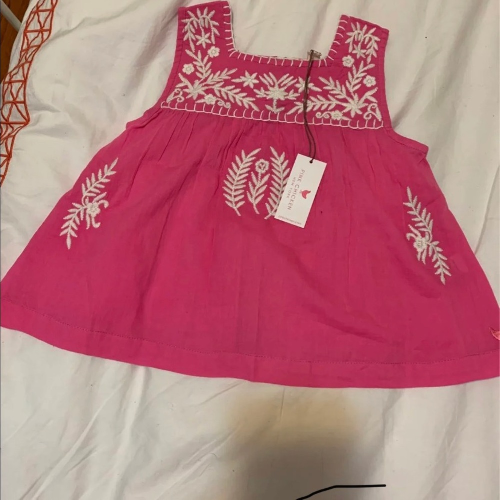 Pink chicken Matabelle top 2 Y